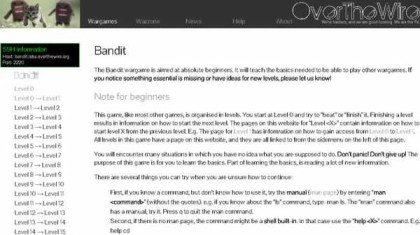 Bandit Hacking simulator