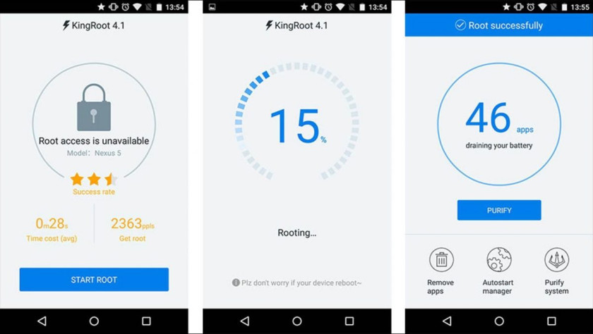 Unroot Android with KingRoot