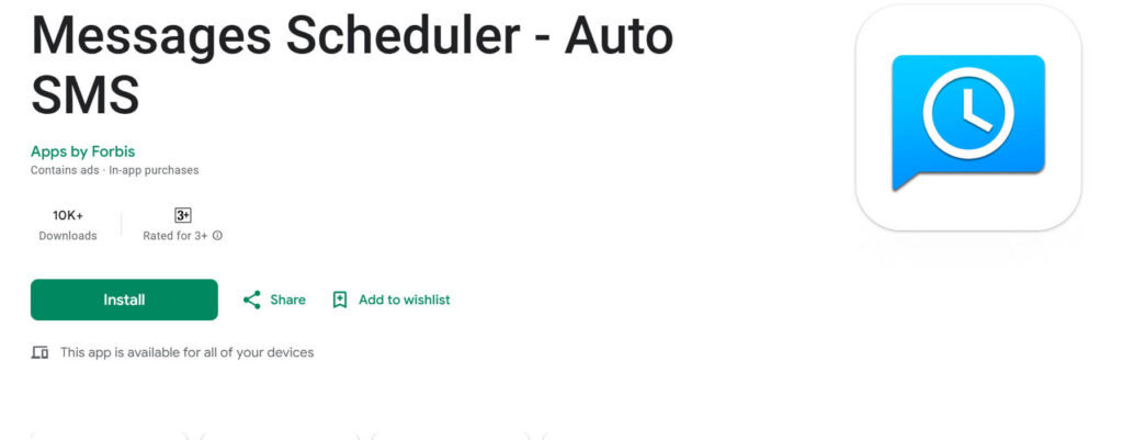 Messages Scheduler