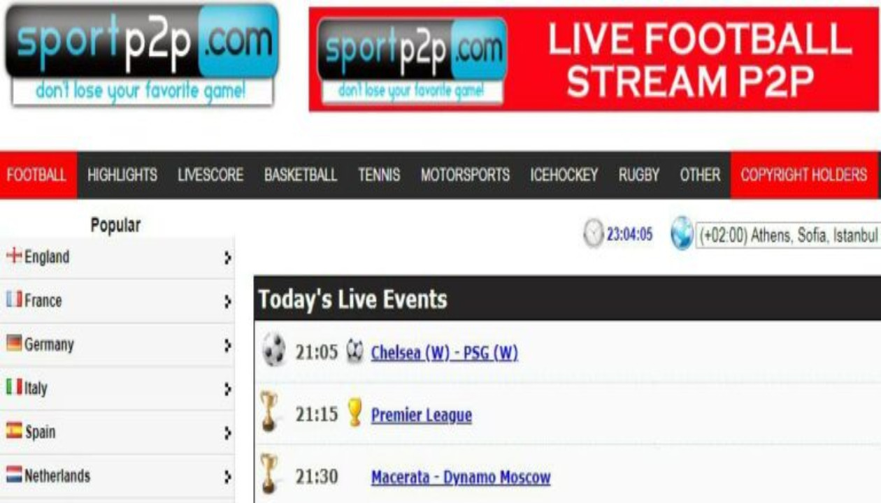 www sportp2p com live stream