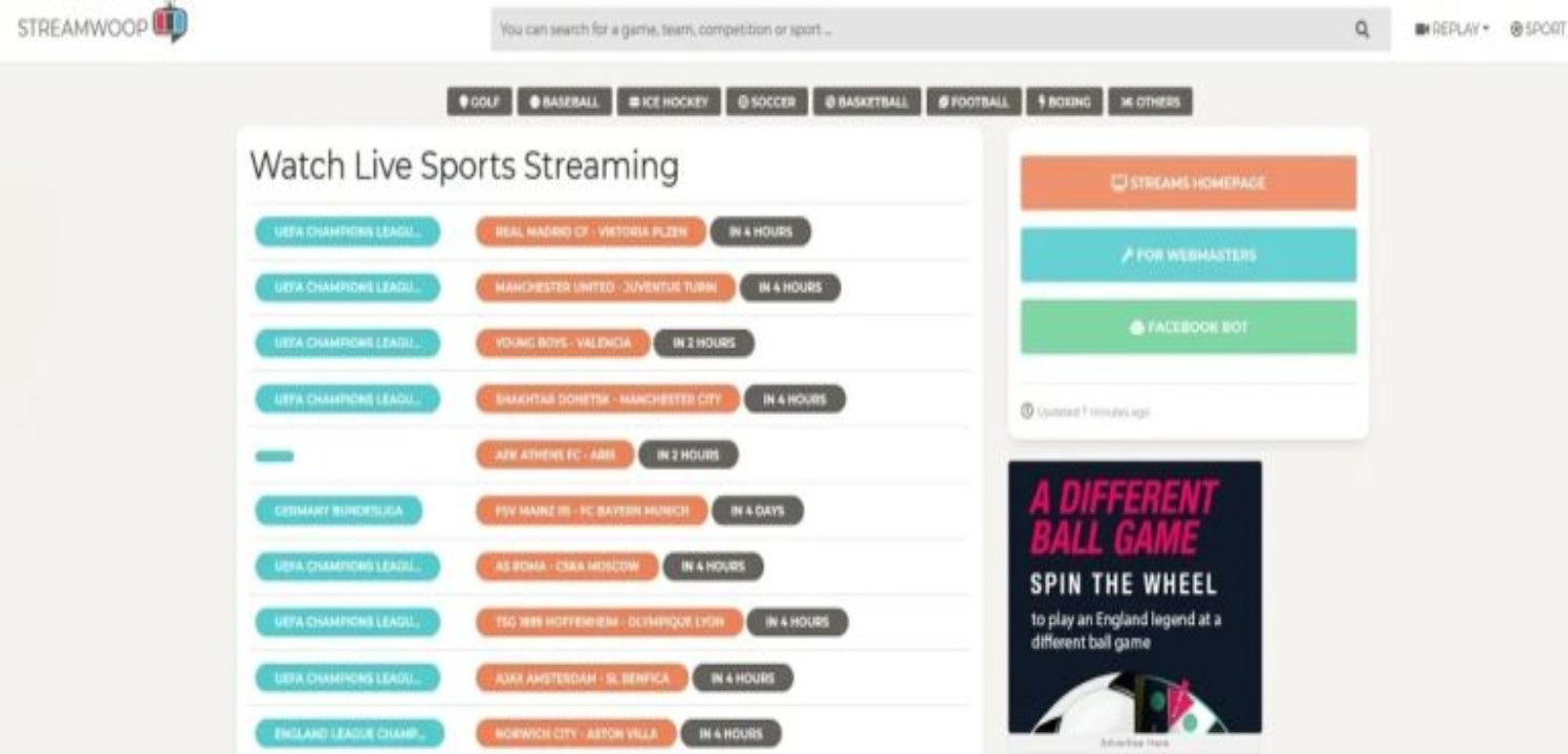 25 Best Batmanstream Alternatives For Free Live Sports Streaming 2022