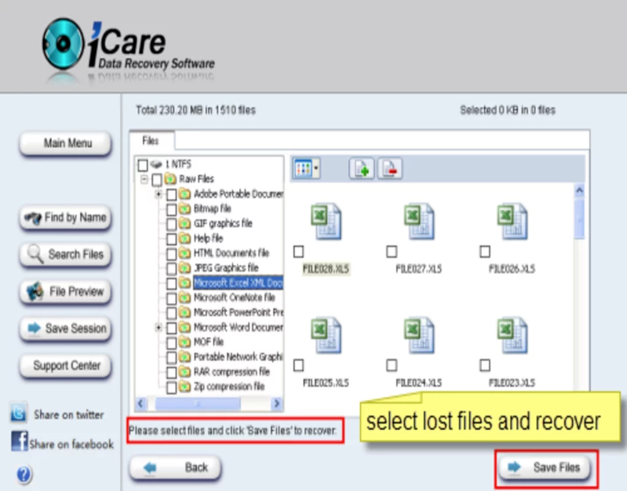 icare data recovery