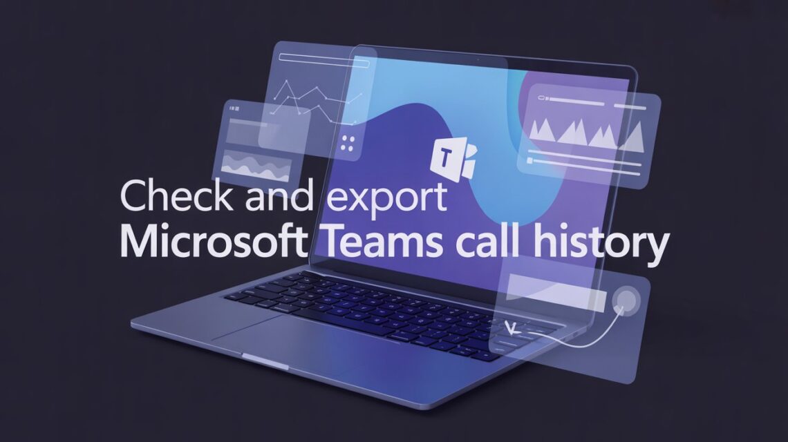 Check and Export Microsoft Teams Call History