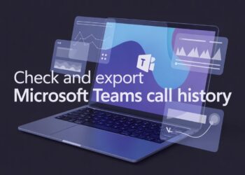 Check and Export Microsoft Teams Call History