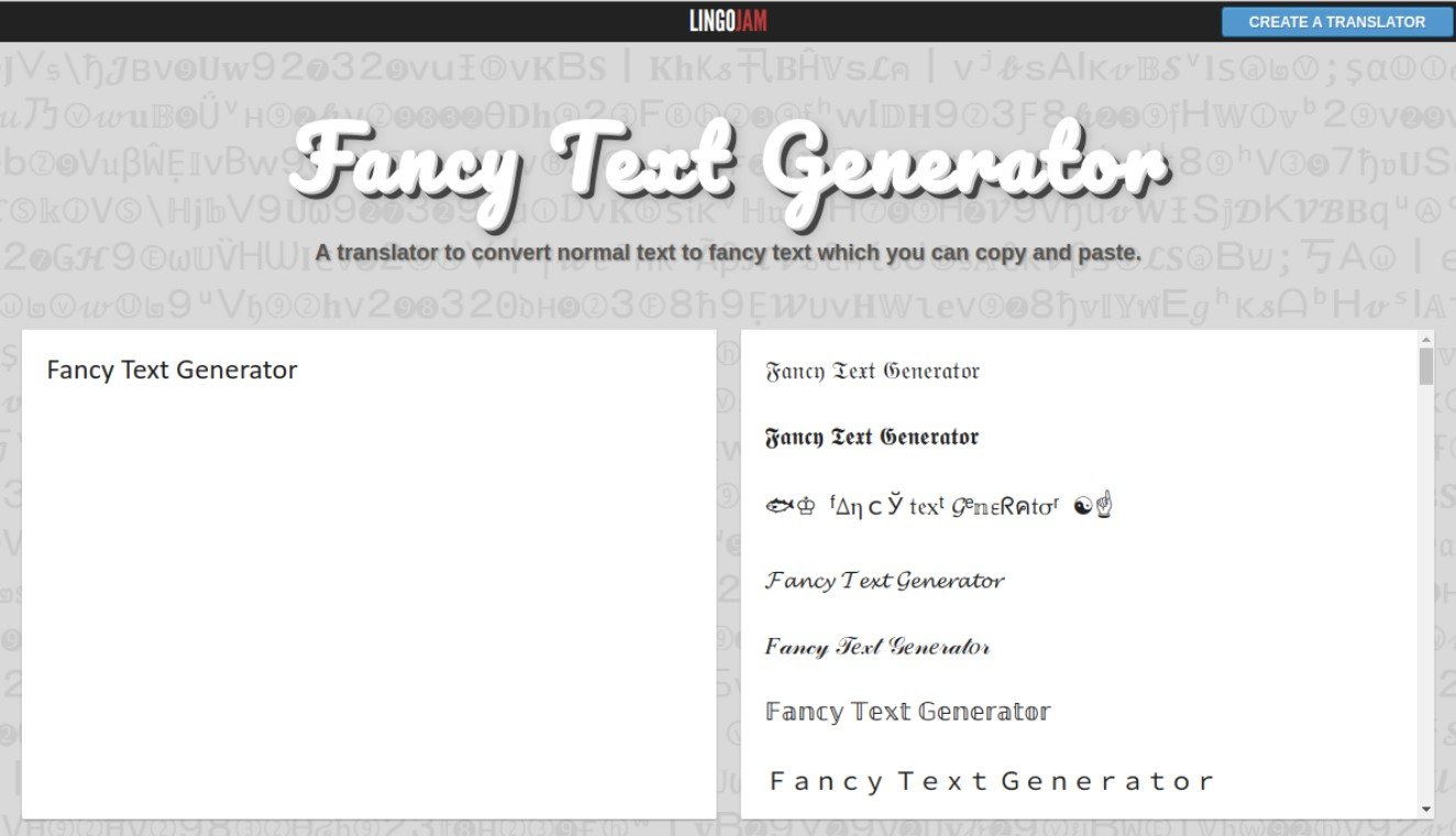 Create переводчик. Текст Генератор шрифтов. Lingojam шрифты. Lingojam на русском. Текст lingojam.