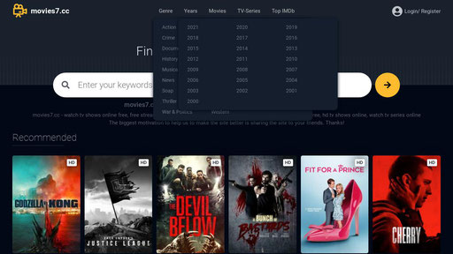 movie websites like movies7