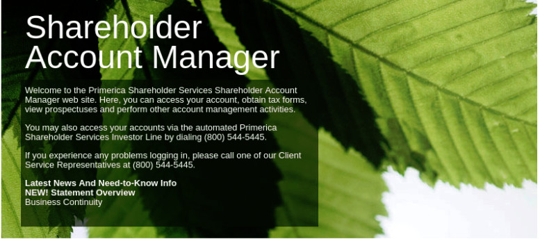 Primerica Shareholder Services