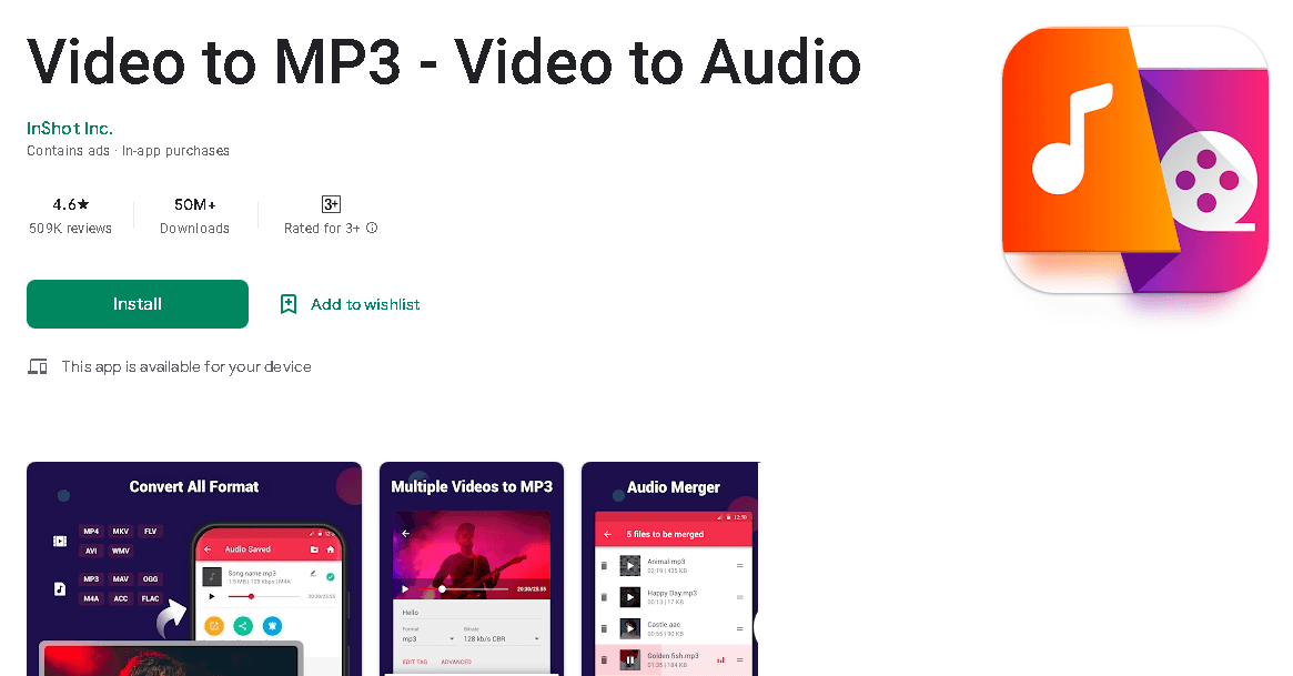 app to extract audio from video iphone