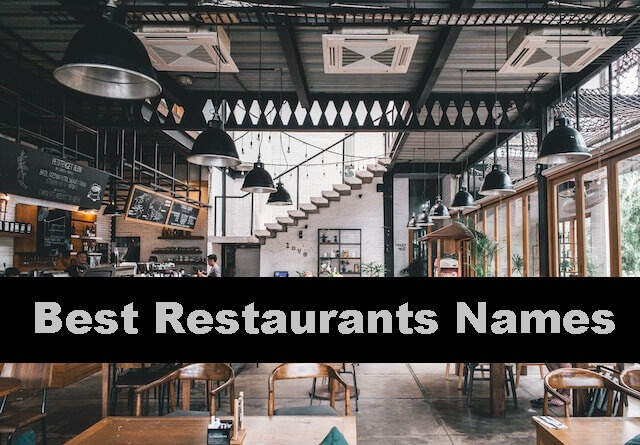 Best Restaurant Names