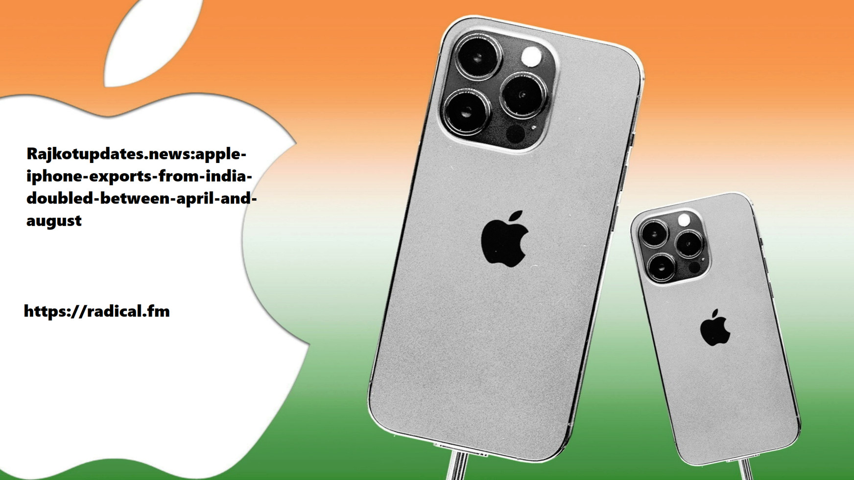 Rajkotupdates.news:apple-iphone-exports-from-india-doubled-between-april-and-august