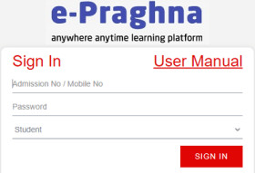 E Praghna reset password