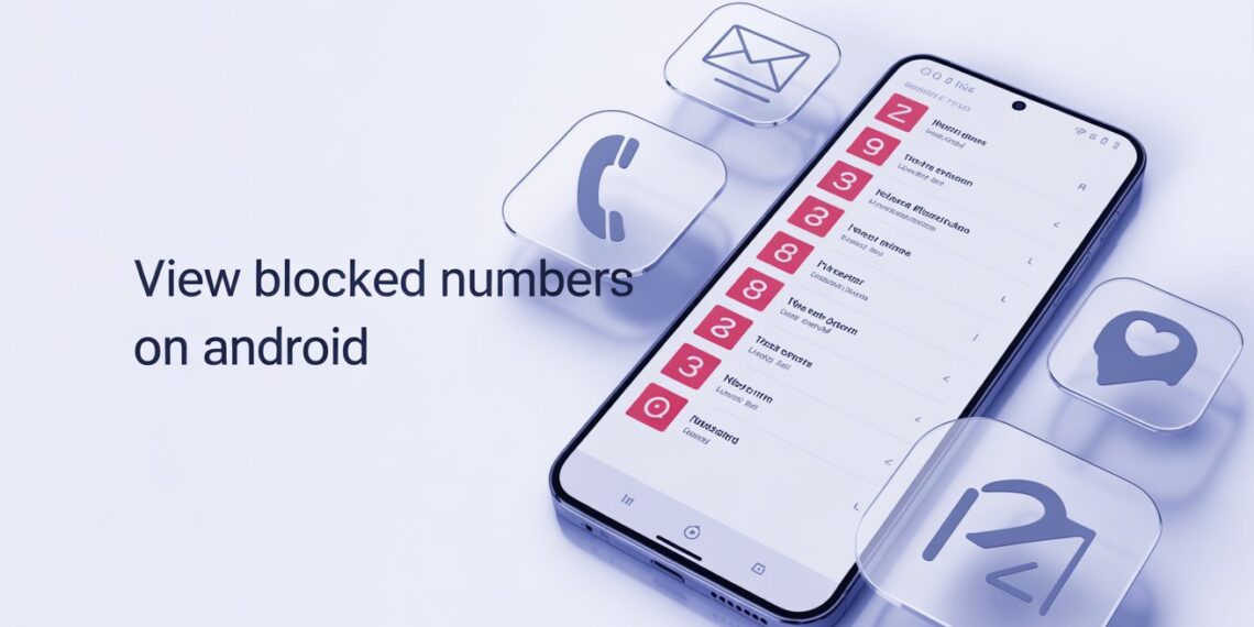 View Blocked Numbers on Android