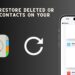 How to Restore Deleted or Missing Contacts on iPhone