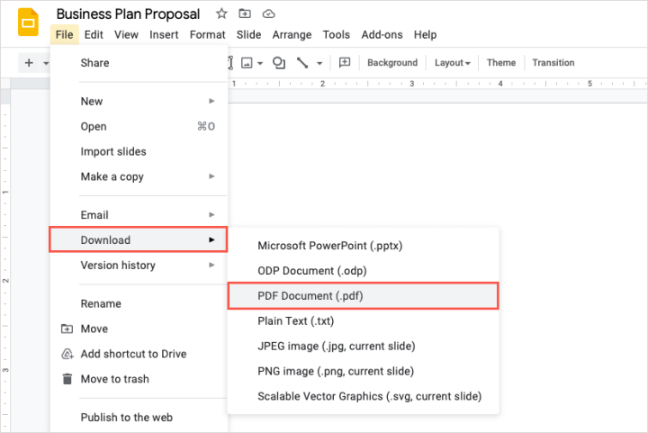 How to Convert Google Slides to PDF: Quick Guide