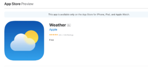 Apple Weather