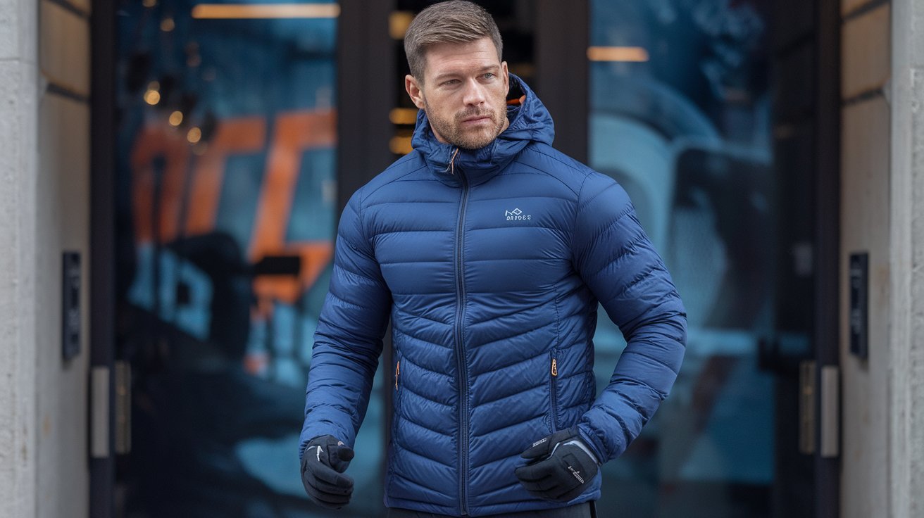 the spark shop men winter jacket sportswear gym fitness