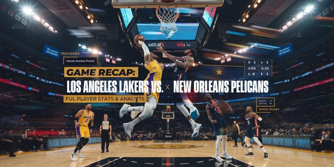 lakers vs new orleans pelicans match player stats