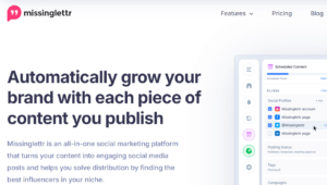 Missinglettr Social Media Tool