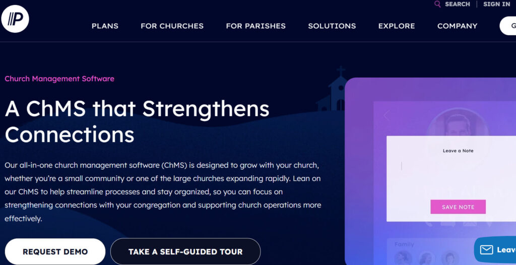Pushpay ChMS