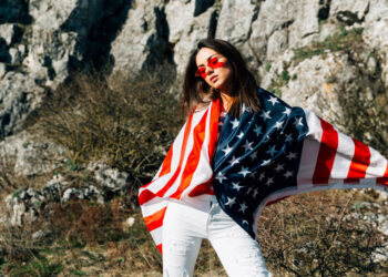 American Flag Hoodies