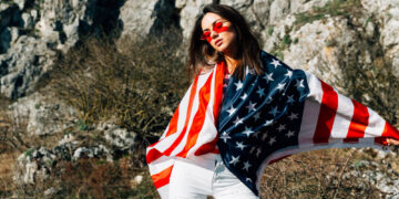 American Flag Hoodies