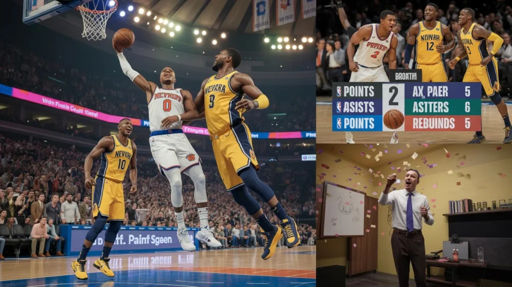 Knicks vs Pacers Match Player Stats