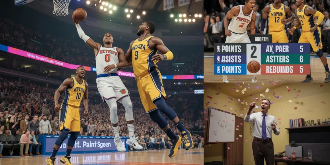 Knicks vs Pacers Match Player Stats