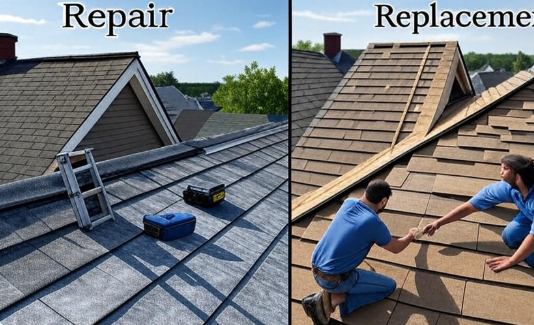 Roof Repair vs Roof Replacement – Which to Choose?