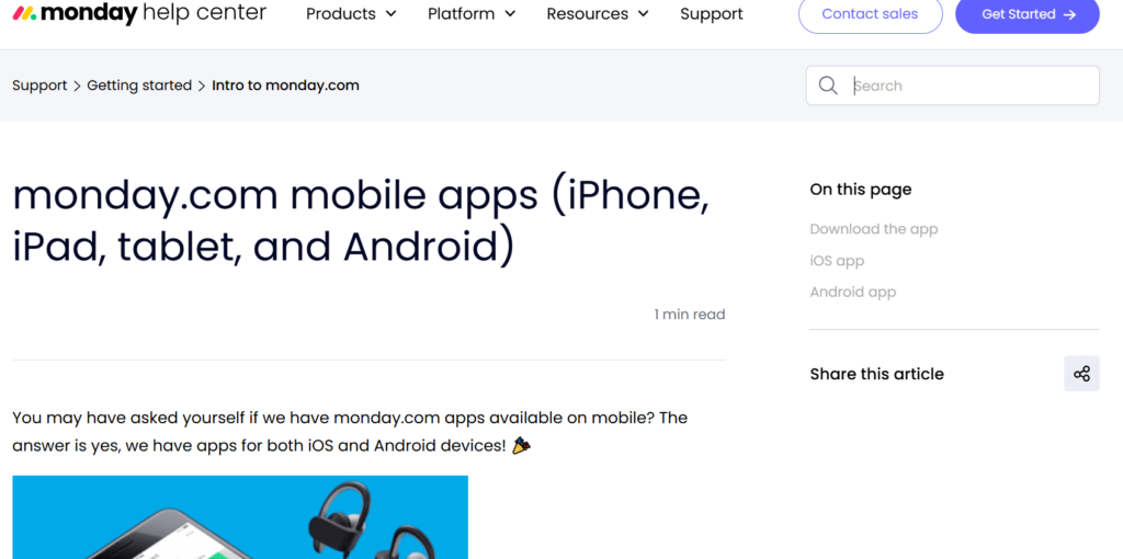 Monday.com app