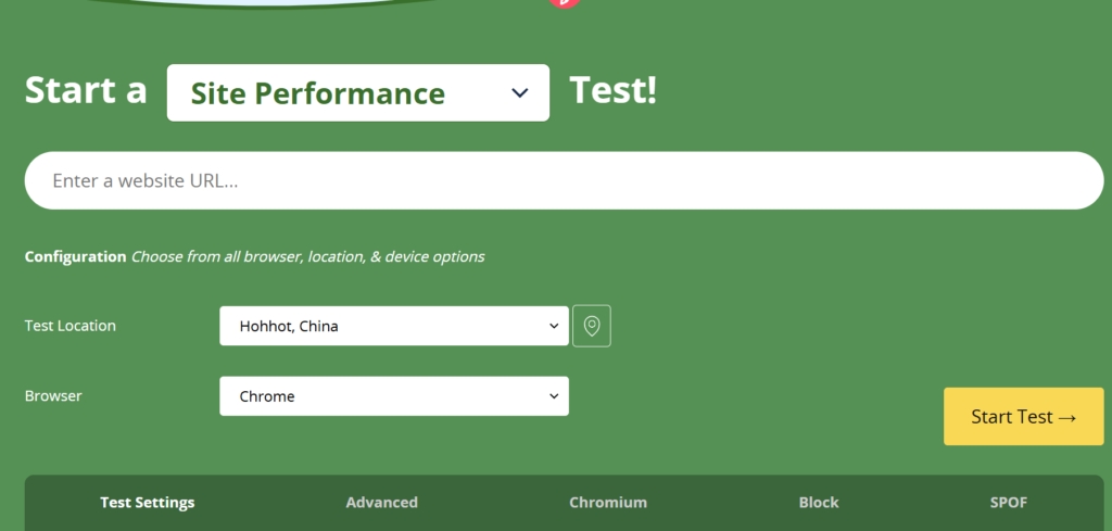 WebPageTest