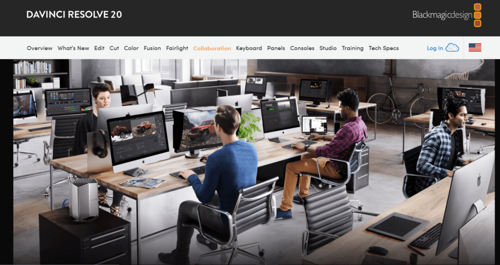 davinci resolve Collaboration