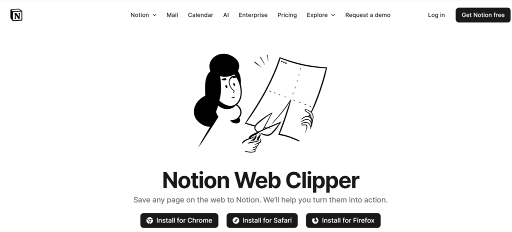 notion Web Clipper and Mobile App
