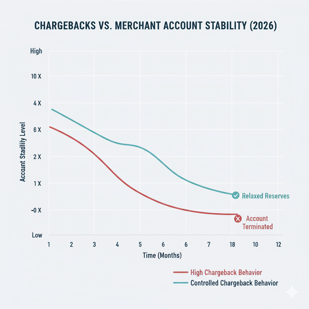 Chargeback Behavior vs Account Stability Timeline (2026)