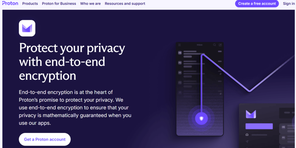 ProtonMail End-to-End Encryption