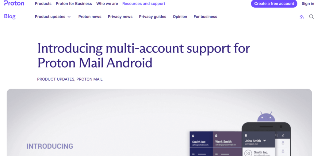 ProtonMail Multi-Device Support