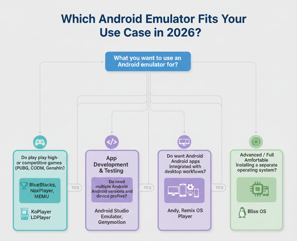 Which Android Emulator Fits Your Use Case in 2026
