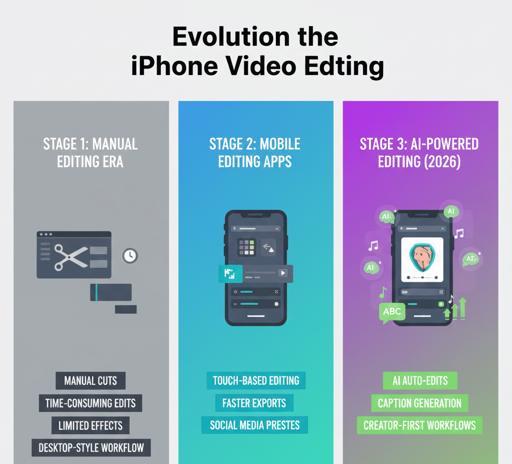 iPhone Video Editing Evolution