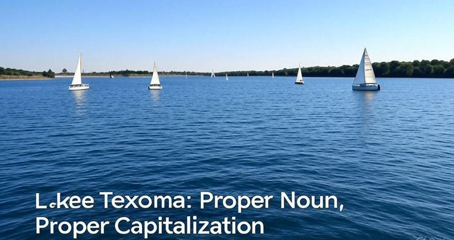 lake texoma should be capitalized 
