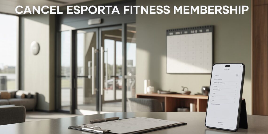 Cancel an Esporta Fitness Membership