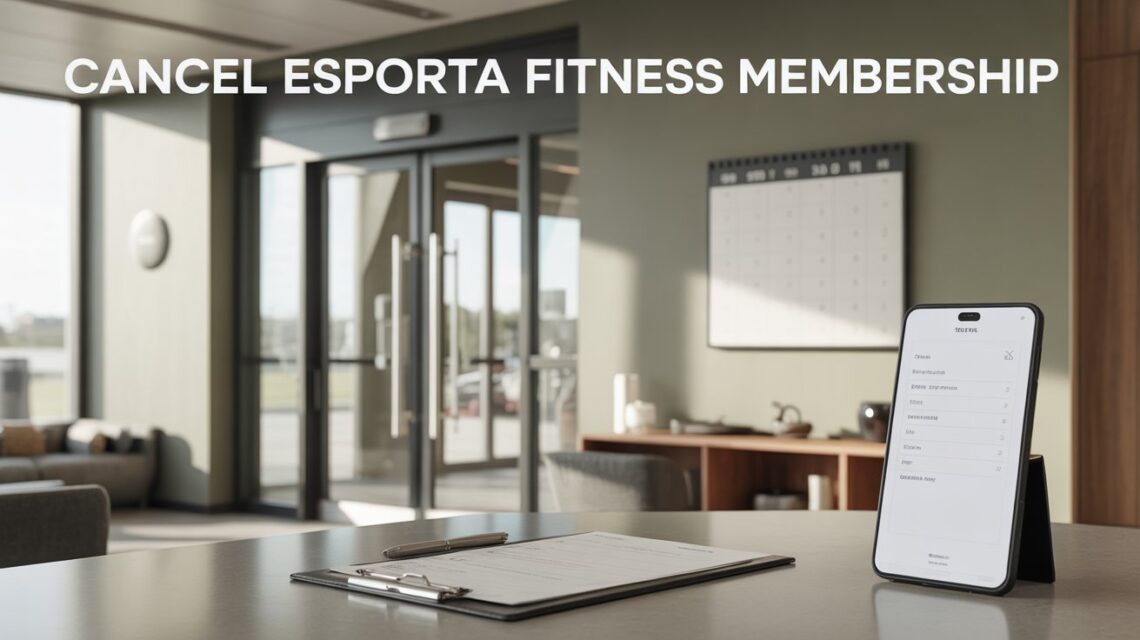 Cancel an Esporta Fitness Membership