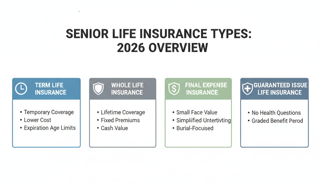 Life Insurance Types for Seniors 2026 Comparison