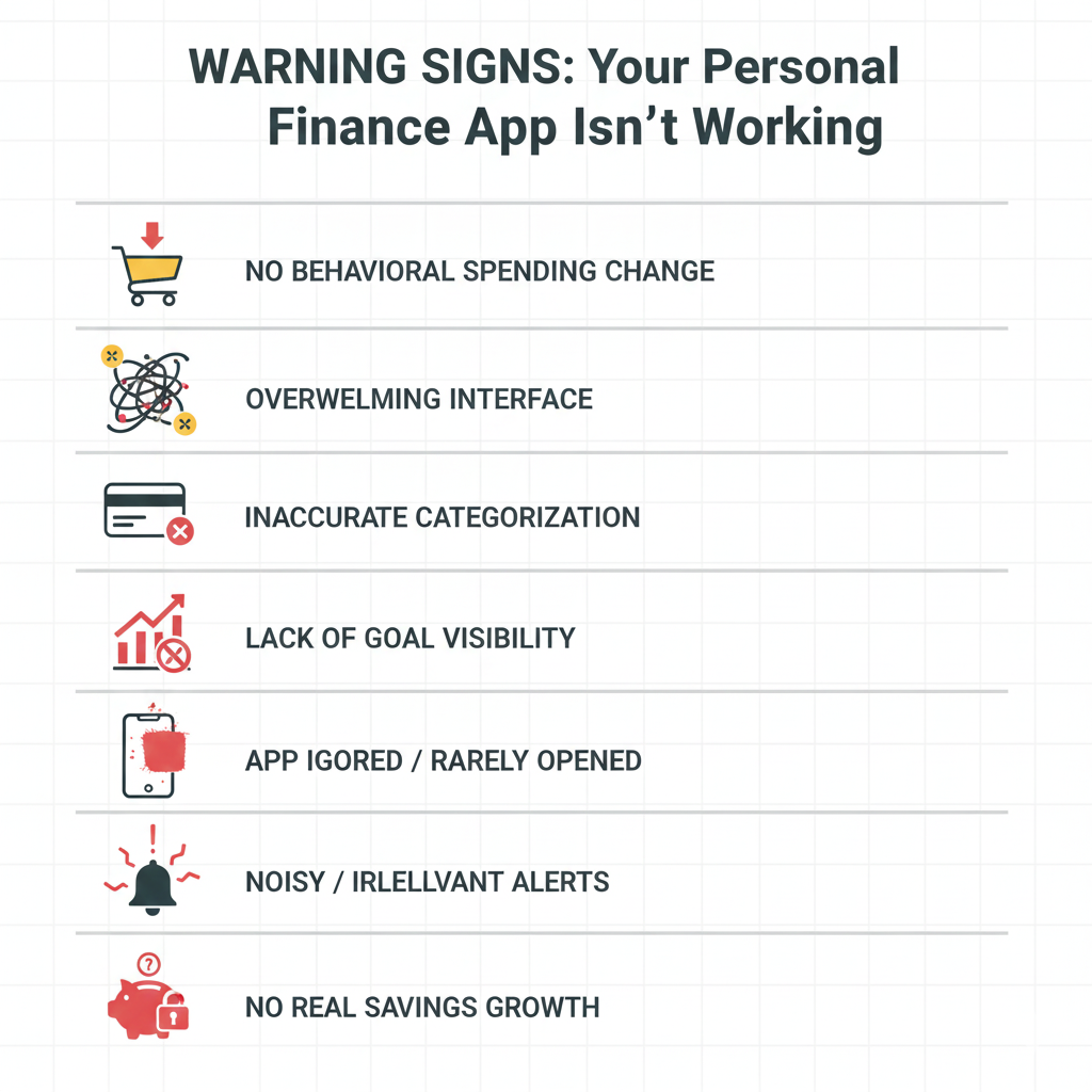Signs Your Personal Finance App Isn’t Actually Working