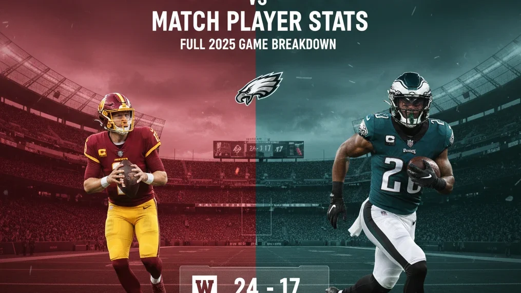 washington commanders vs philadelphia eagles match player stats