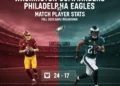 washington commanders vs philadelphia eagles match player stats
