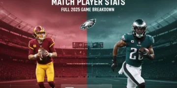 washington commanders vs philadelphia eagles match player stats