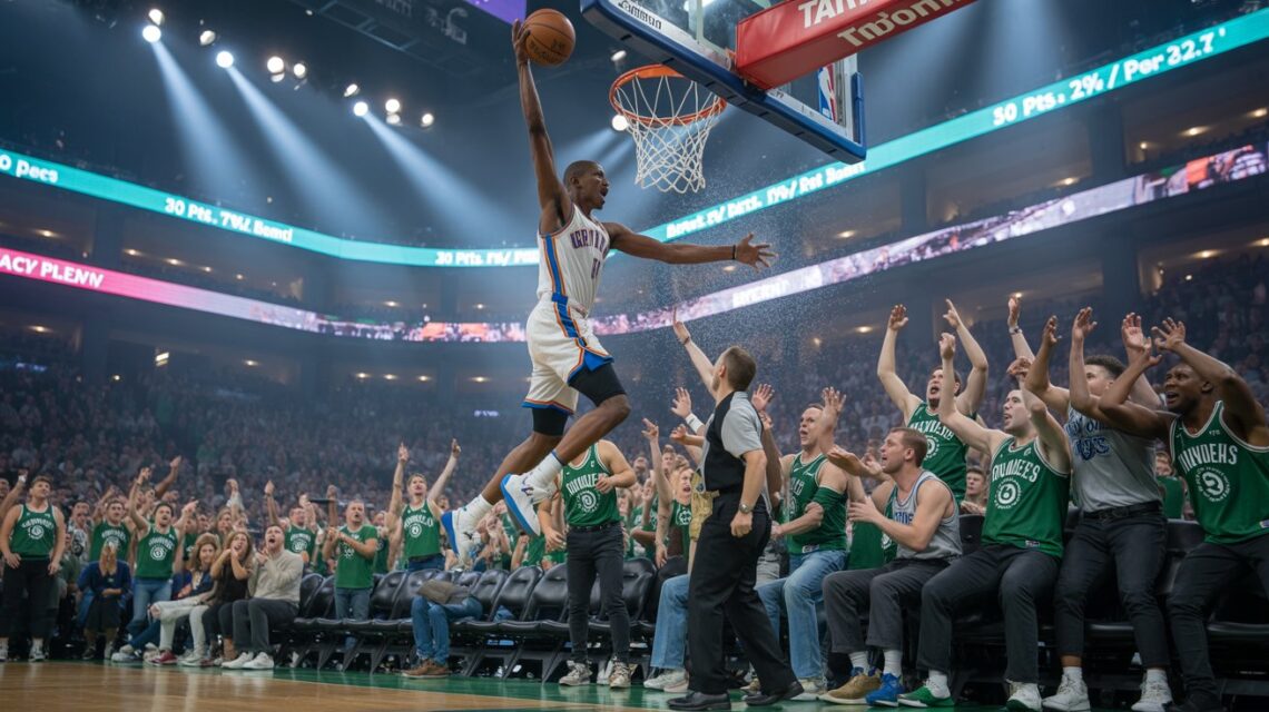 timberwolves vs okc thunder match player stats