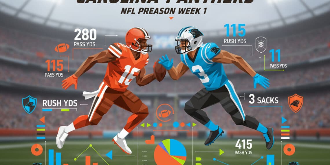 cleveland browns vs carolina panthers match player stats