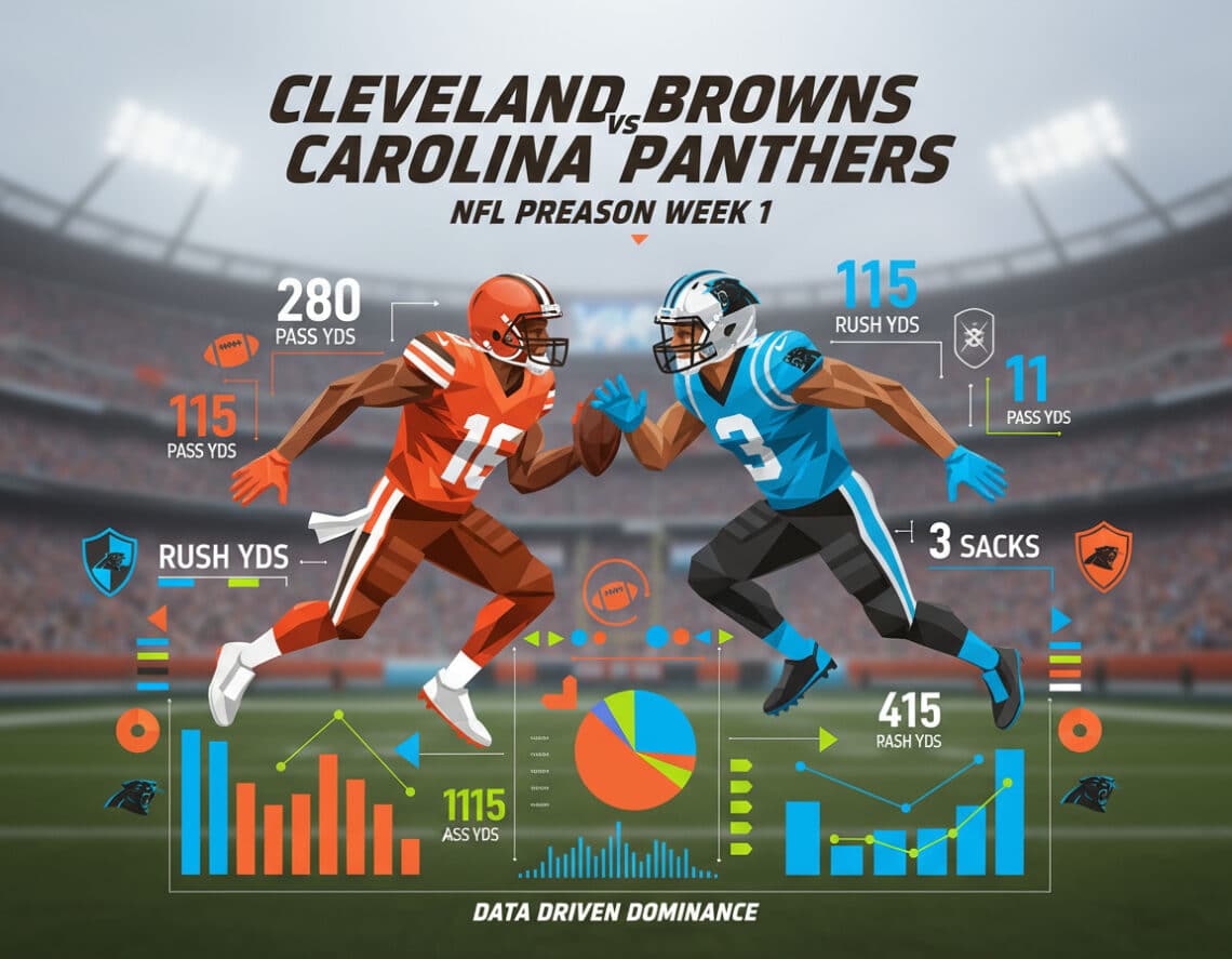 cleveland browns vs carolina panthers match player stats