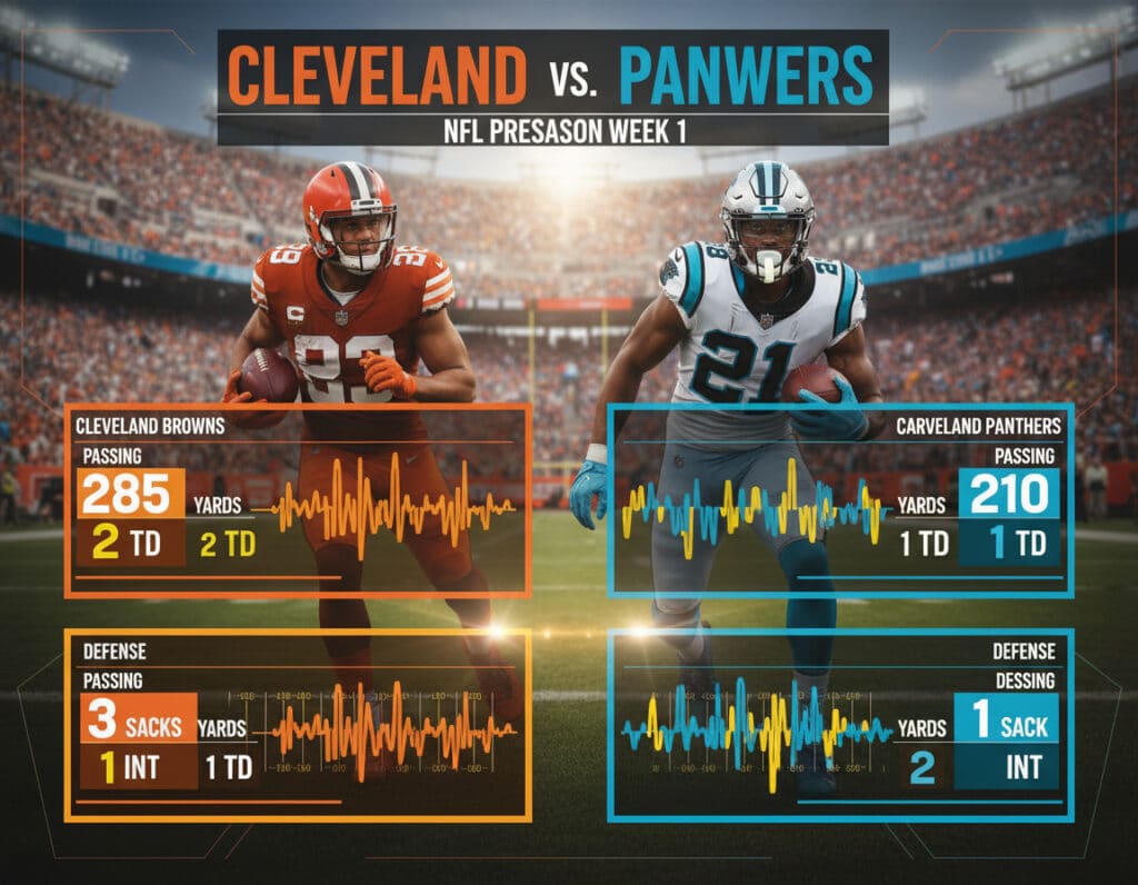 cleveland browns vs carolina panthers match player stats