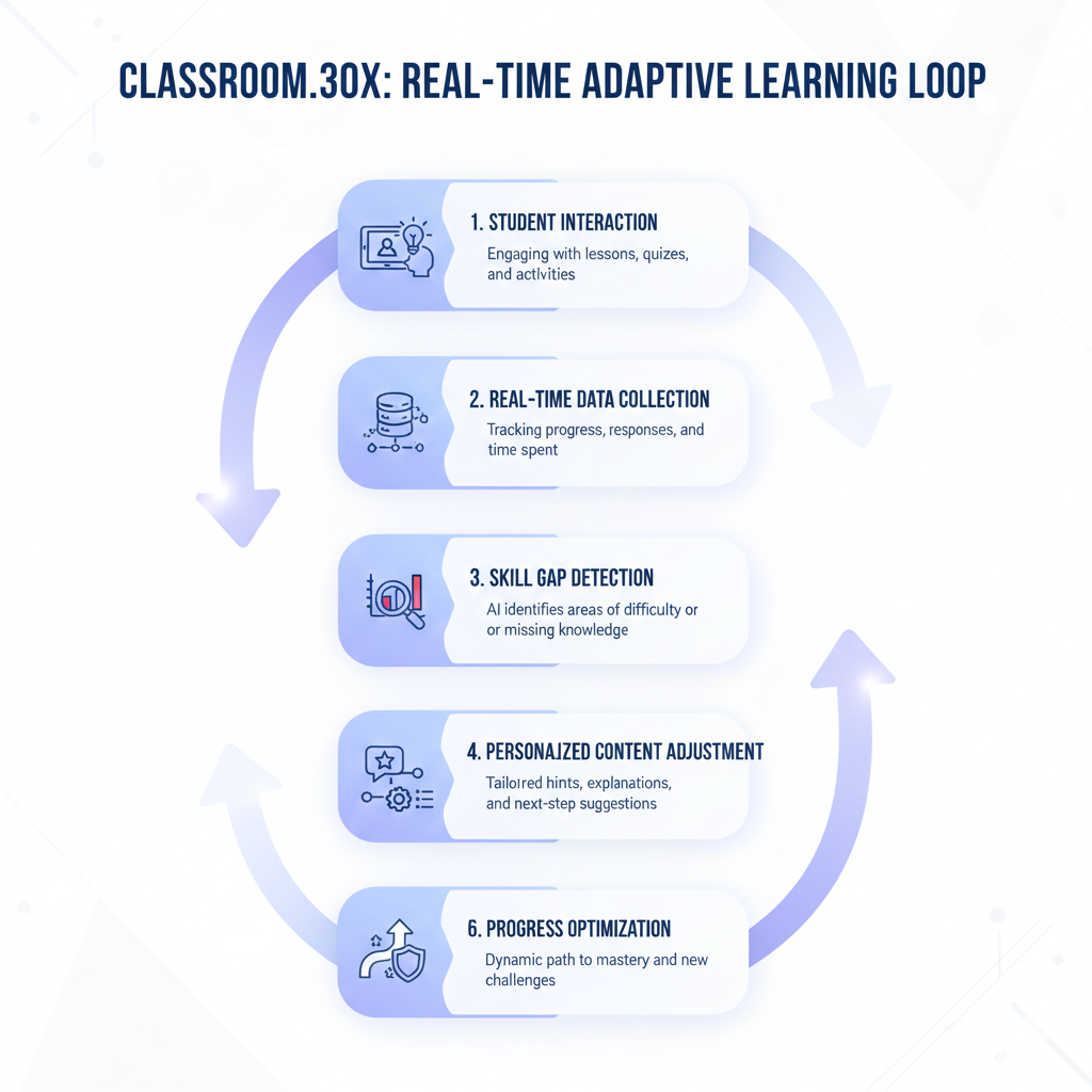 How Classroom.30x Adapts Learning in Real Time